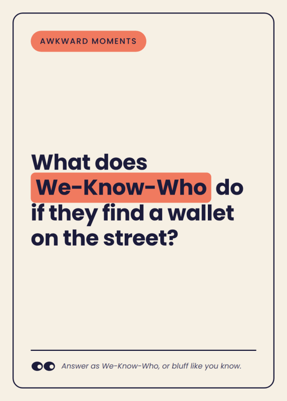 We Know Who